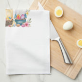 Linge De Cuisine T-shirt de Pâques trois Gnome Gnome œuf de Pâques (Quart Plié)