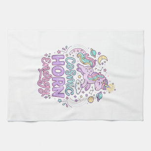 Linge De Cuisine T-shirt graphique pastel mignon énergie corne cosm
