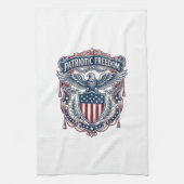 Linge De Cuisine T-shirt graphique vectoriel de style de drapeau de (Vertical)