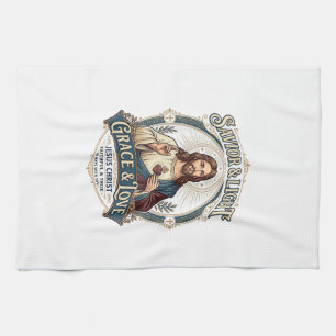Linge De Cuisine T-shirt graphique vintage Jesus Thrift Store chass