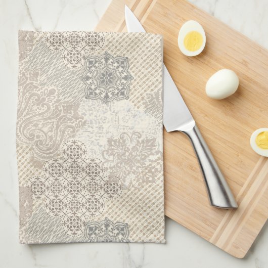 Linge De Cuisine Tabard à Impression Générale (Quart Plié)