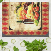 Linge De Cuisine Table abondante numérique désabusée (Plié)