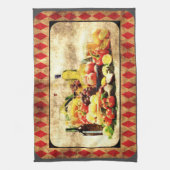 Linge De Cuisine Table abondante numérique désabusée (Vertical)