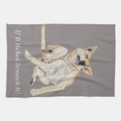 Linge De Cuisine tableau à gratter avec un slogan drôle (Horizontal)