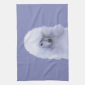 Linge De Cuisine Tableau blanc standard de caniche - Art original d (Vertical)