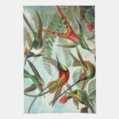 Linge De Cuisine tableau classique de la faune des oiseaux colibris (Vertical)