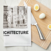 Linge De Cuisine Tableau d'architecture (différentes formes de (Quart Plié)