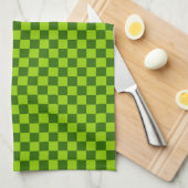 Linge De Cuisine Tableau de bord classique Green Combination par ST (Quart Plié)