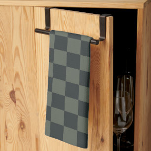 Linge De Cuisine Tableau de contrôle vert foncé