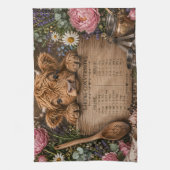 Linge De Cuisine Tableau de conversion de vache Highland adorable (Vertical)