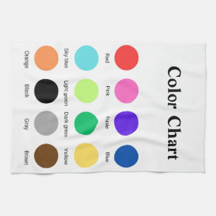 Linge De Cuisine Tableau de couleurs école enseignant enfants table