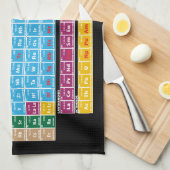 Linge De Cuisine Tableau des éléments périodique (Quart Plié)