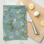Linge De Cuisine Tableau des fleurs d'amandes de Van Gogh (Quart Plié)
