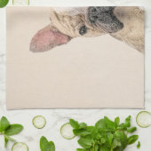 Linge De Cuisine Tableau Français Bulldog (Sable) - Joli Original D (Plié)