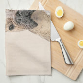 Linge De Cuisine Tableau Français Bulldog (Sable) - Joli Original D (Quart Plié)