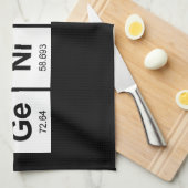 Linge De Cuisine Tableau périodique de génie (Quart Plié)