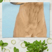 Linge De Cuisine Tableau Rhodesian Ridgeback - Art Chien original (Plié)