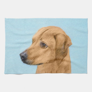 Linge De Cuisine Tableau Rhodesian Ridgeback - Art Chien original