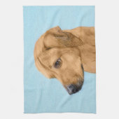 Linge De Cuisine Tableau Rhodesian Ridgeback - Art Chien original (Vertical)