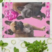 Linge De Cuisine Tablier Bouledogue Français (Plié)