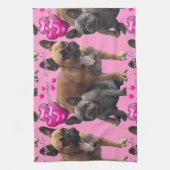 Linge De Cuisine Tablier Bouledogue Français (Vertical)