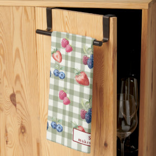 Linge De Cuisine Tablier de cuisine à motif de baies de ferme