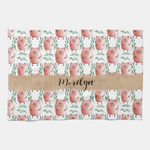 Tablier de cuisine à motif de cochon mignon – Cuis