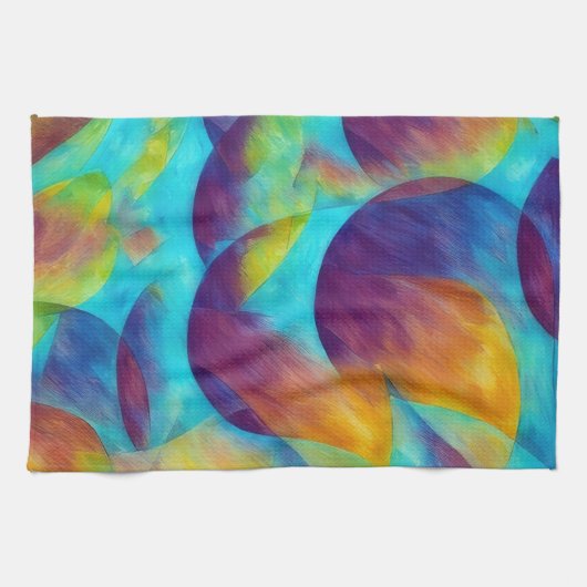 Linge De Cuisine Tablier de cuisine abstrait artistique Beachy Bubb (Horizontal)