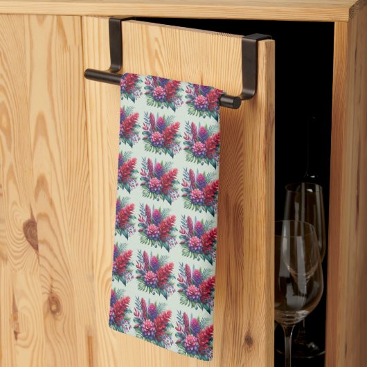 Linge De Cuisine Tablier de cuisine aux plantes de gingembre tropic (Pliage en tiers)