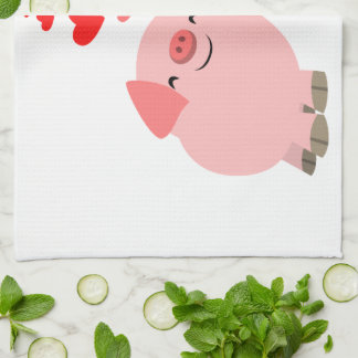 Linge De Cuisine Tablier de cuisine avec des porcs de dessin animé