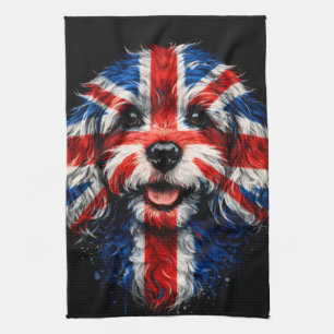 Linge De Cuisine Tablier de cuisine Cockapoo Union Jack Chien brita