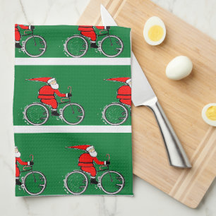 Linge De Cuisine Tablier de cuisine de Noël cyclisme