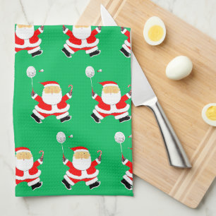 Linge De Cuisine Tablier de cuisine de Noël de badminton