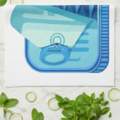 Linge De Cuisine Tablier de cuisine design Pilchards (Plié)
