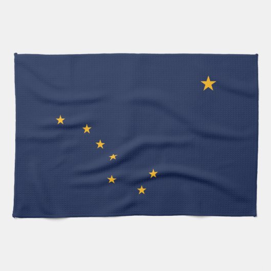 Linge De Cuisine Tablier de cuisine Drapeau de l'État d'Alaska (Horizontal)
