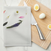 Linge De Cuisine Tablier de cuisine fleuri (Quart Plié)