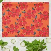 Linge De Cuisine Tablier de cuisine fleuri (Plié)