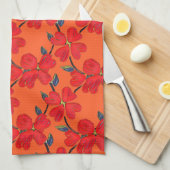 Linge De Cuisine Tablier de cuisine fleuri (Quart Plié)