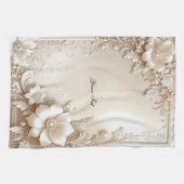 Linge De Cuisine Tablier de cuisine Fleurs d'Ivoire (Horizontal)