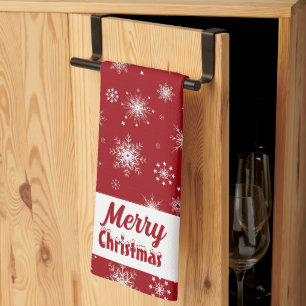 Linge De Cuisine Tablier de cuisine flocon de neige Joyeux Noël