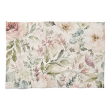 Tablier de cuisine floral romantique - Jardin aqua