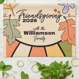 Linge De Cuisine Tablier de cuisine Friendsgiving