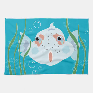 Linge De Cuisine Tablier de cuisine Funny Fish American MoJo