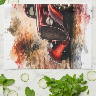 Linge De Cuisine Tablier de cuisine Muscle Car Américain