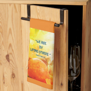 Linge De Cuisine Tablier de cuisine "Nous nous élevons en élevant l