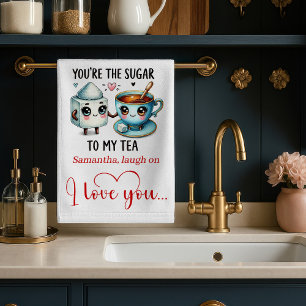 Linge De Cuisine Tablier de cuisine personnalisé Cadeau d'amour de 