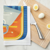 Linge De Cuisine Tablier de cuisine Pilchards Design (Quart Plié)