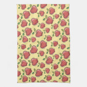 Linge De Cuisine Tablier de cuisine Pomme rouge fraîche (Vertical)