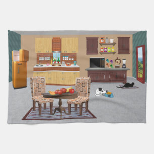 Linge De Cuisine Tablier de cuisine pour chat magnifique