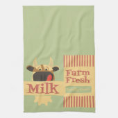 Linge De Cuisine Tablier de cuisine vache lait frais de la ferme (Vertical)